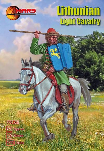 1/72 1st Half XV Century Lithuanian Light Cavalry--12 mounted figures--FOUR IN STOCK. #1