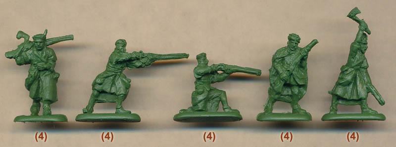 1/72 Thirty Years War Polish Infantry Mercenaries (Haiduks)--48 figures in 12 poses #2