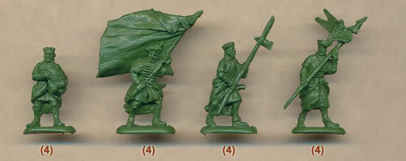 1/72 Thirty Years War Polish Infantry Mercenaries (Haiduks)--48 figures in 12 poses #3