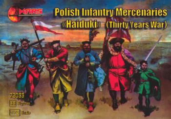 1/72 Thirty Years War Polish Infantry Mercenaries (Haiduks)--48 figures in 12 poses--AWAITING RESTOCK. 1/72 Thirty Years War Polish Infantry Mercenaries (Haiduks)--48 figures in 12 poses--AWAITING RESTOCK. #45806