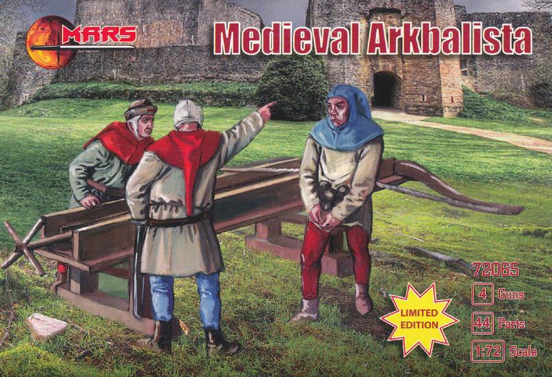 1/72 Medieval Arkbalista--16 figures in 4 poses and 4 ballistae--LAST TWO. #1