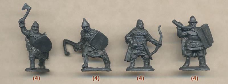 1/72 1st Half XV Century Lithunian-Russian Heavy Infantry--48 figures in 12 poses--LAST TWO. #4