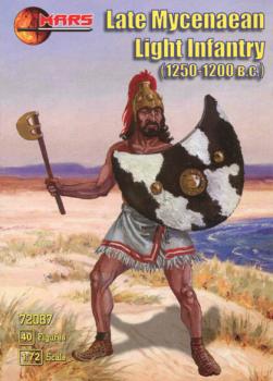 1/72 1250-1200BC Late Mycenaean Light Infantry--40 figures in 10 poses--AWAITING RESTOCK. 1/72 1250-1200BC Late Mycenaean Light Infantry--40 figures in 10 poses--AWAITING RESTOCK. #45825