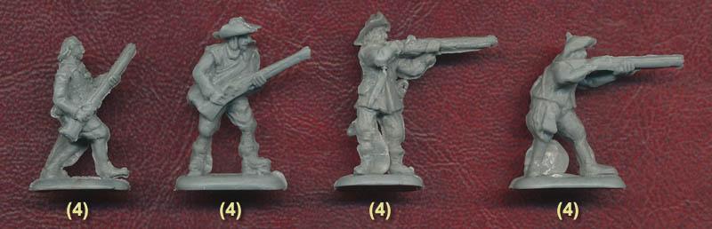 1/72 Thirty Years War Imperial Light Infantry--48 figures in 12 poses #4