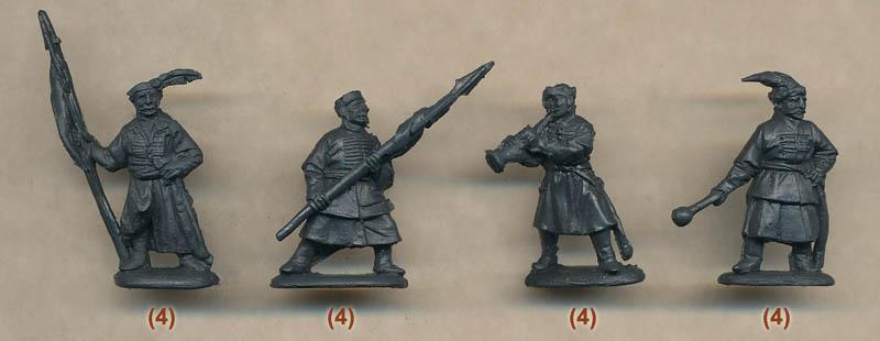 1/72 Thirty Years War (Early) Polish Infantry--48 figures in 12 poses #4