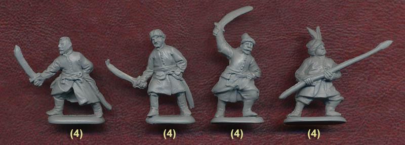 1/72 Thirty Years War Polish Pahioki--48 figures in 12 poses #2