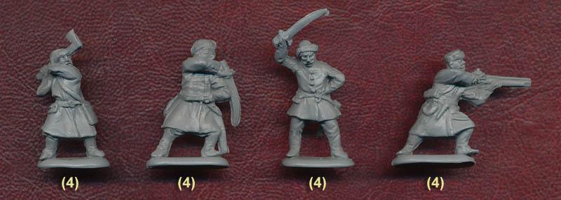 1/72 Thirty Years War Polish Pahioki--48 figures in 12 poses #3