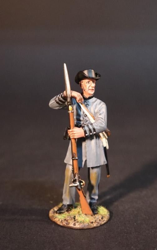 Infantry Standing (rifle in right hand, left hand leaning on barrel), 5th Virginia Regiment, Company A, Marion Rifles, Winchester, The Army of the Shenandoah, The First Battle of Manassas, 1861, ACW 1861-1865--single figure #1