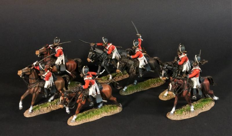 7th Madras Native Cavalryman (sword held right hand, near horse's flank), 7th Madrass Native Cavalry, The Battle of Assaye, 1803, Wellington in India--single mounted figure #2