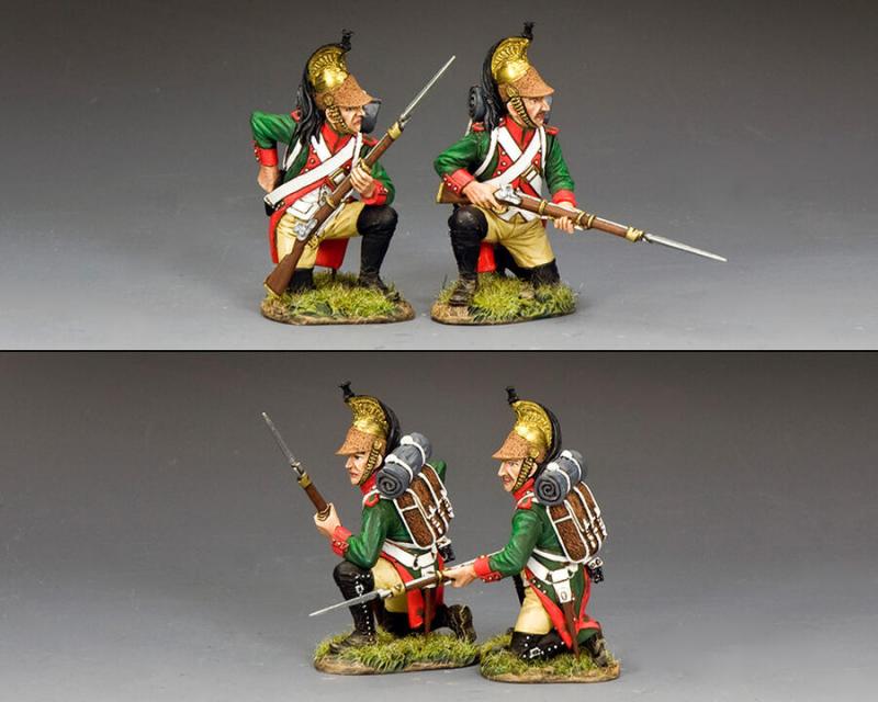 Kneeling Foot Dragoons Set, Dragons a Pied--two figures #2