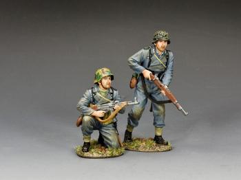 Image of "The Scouts"--two Panzer Grenadier figures