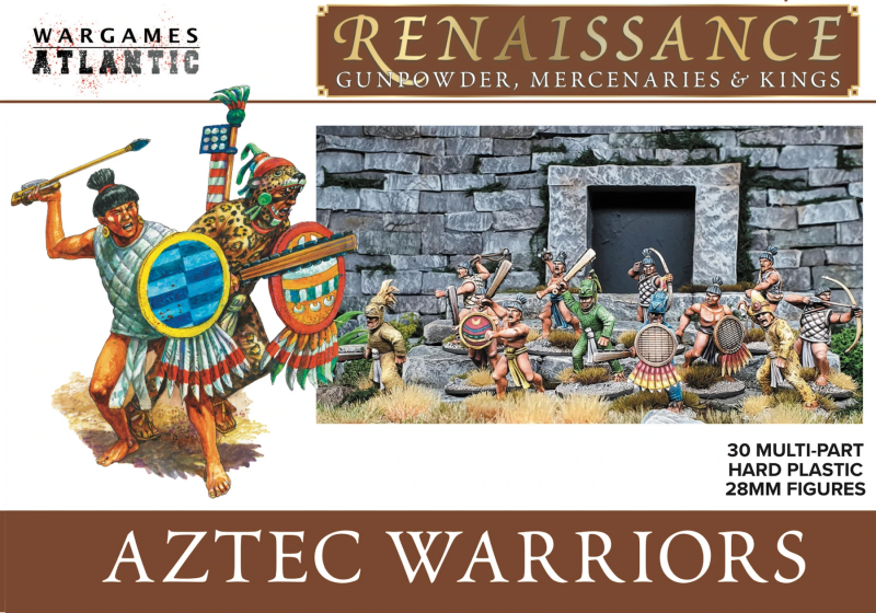 28mm Aztec Warriors--30 figures #1
