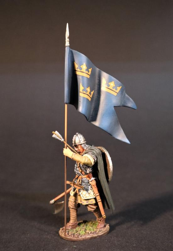 Wounded Housecarl with Banner, Anglo-Saxon/Danes, The Age of Arthur--single figure #1