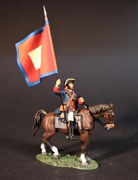 Image of The Prince's Lifeguard with Standard, The Jacobite Army, The Jacobite Rebellion of 1745--single mounted figure