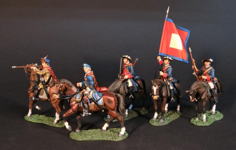 The Prince's Lifeguard with Standard, The Jacobite Army, The Jacobite Rebellion of 1745--single mounted figure #2