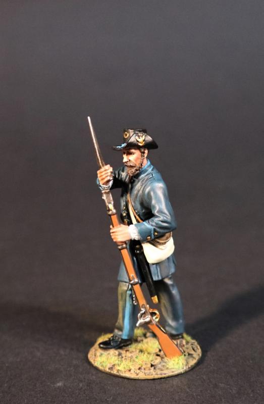 Infantry Standing (affixing bayonet), Co. L, West Augusta Guards, Staunton, 5th Virginia Regiment, The Army of the Shenandoah, The First Battle of Manassas, 1861, ACW 1861-1865--single figure #1