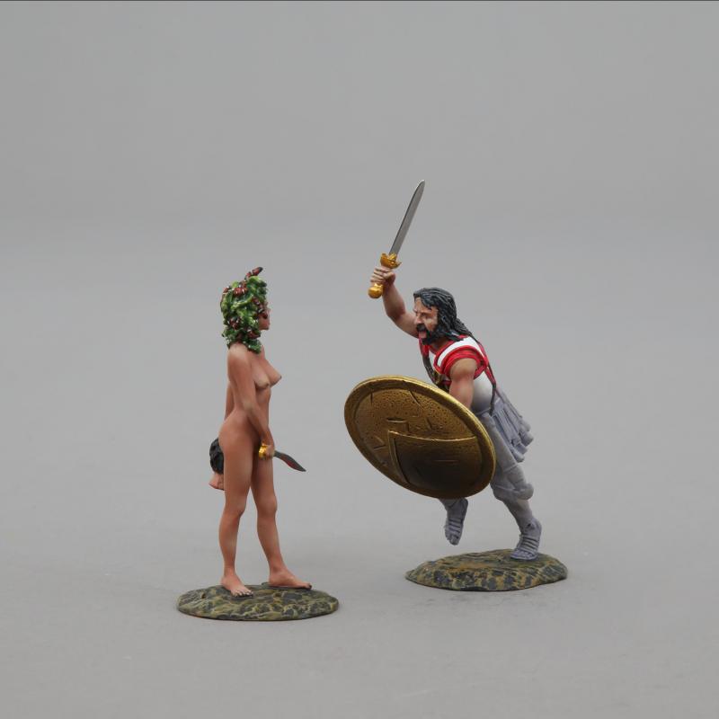 Medusa and Assailant, Myths, Legends, and Biblical--two figures--SEVEN Available! #1