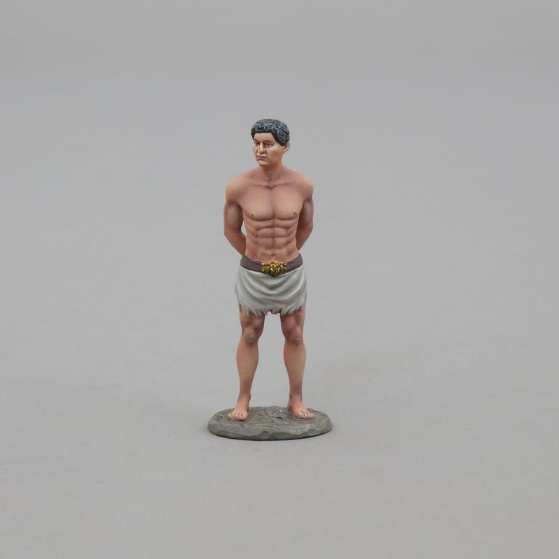 Thomas Gunn Roman ROM114A standing Roman with one eye wounded 