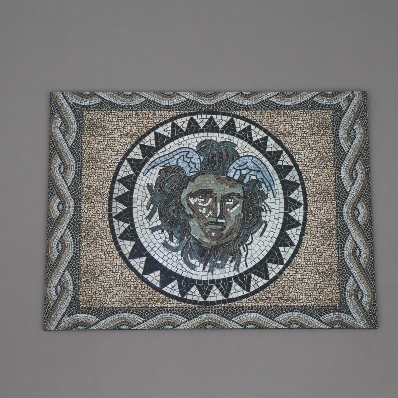 Large Mosaic Medusa Mat--38cm x 28.5cm--figures not included--THREE IN STOCK. #1