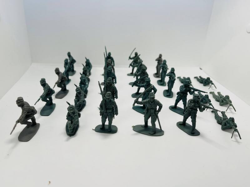 Airfix Copies 50mm Green/Grey Plastic (30 Figures in 6 Poses) -Limited quantities  #1
