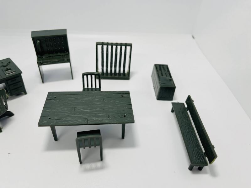 Army HQ Furniture - 12 Pieces, Olive HP #3