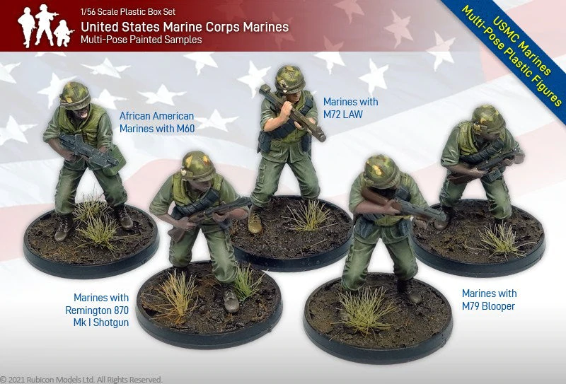 28mm USMC Marines (Vietnam)--30 Figures #4