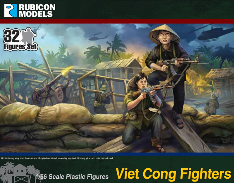 28mm Viet Cong Fighters (Vietnam)--32 Figures #1