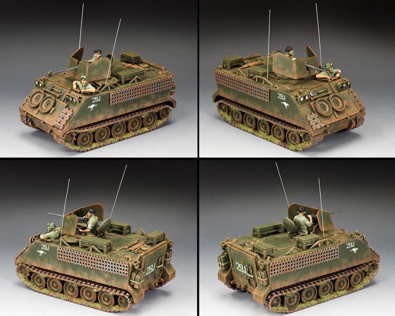 "Australian Army M113” (Two Niner Juliet)--tank and two crew figures #2
