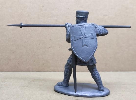 Foot Sergeants in Chainmail Armor (White Steel color)--makes 9 figures.  #4