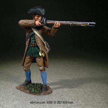 Image of Colonial Militia Standing Firing, No.3--single figure