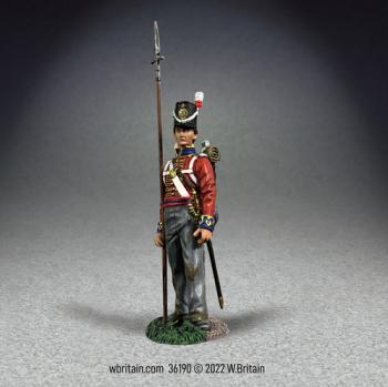 Image of 1st Foot Guards Sergeant with Pike, 1815, No.2--single figure