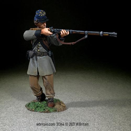 Confederate Texas Brigade Standing Firing, No.3--single figure #1