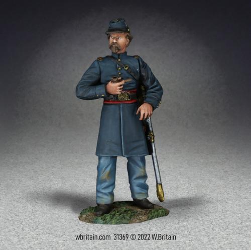 Federal Company Officer With Pipe, No.2--single figure #1