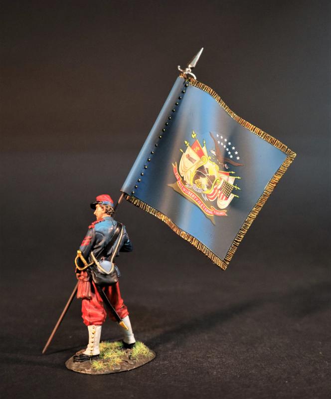 Line Infantry Standard Bearer, The 14th Regiment New York State Militia, The First Battle of Bull Run, 1861, The ACW--Single Figure #2