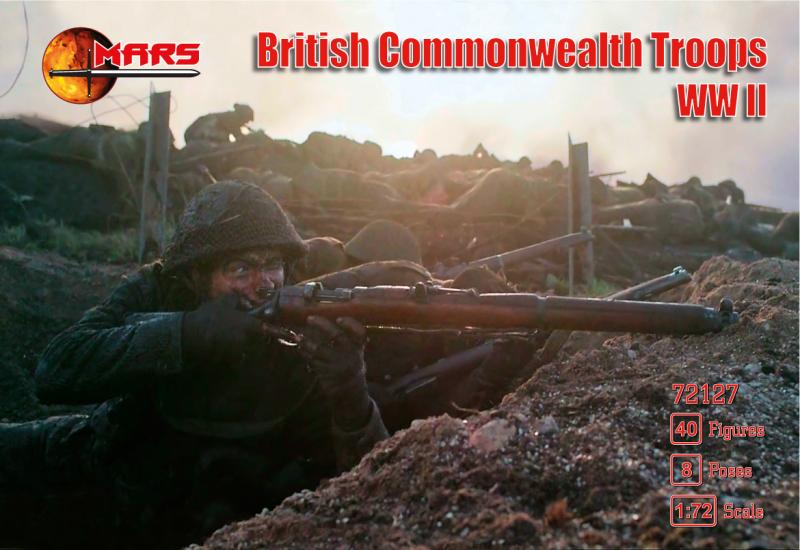 WWII British Commonwealth Troops--40 Figures in 8 poses #2
