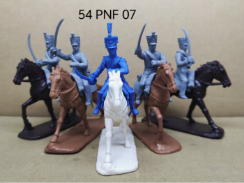 Mounted medieval russian knights Set #1 Plastic 1/32 60mm toy soldiers 