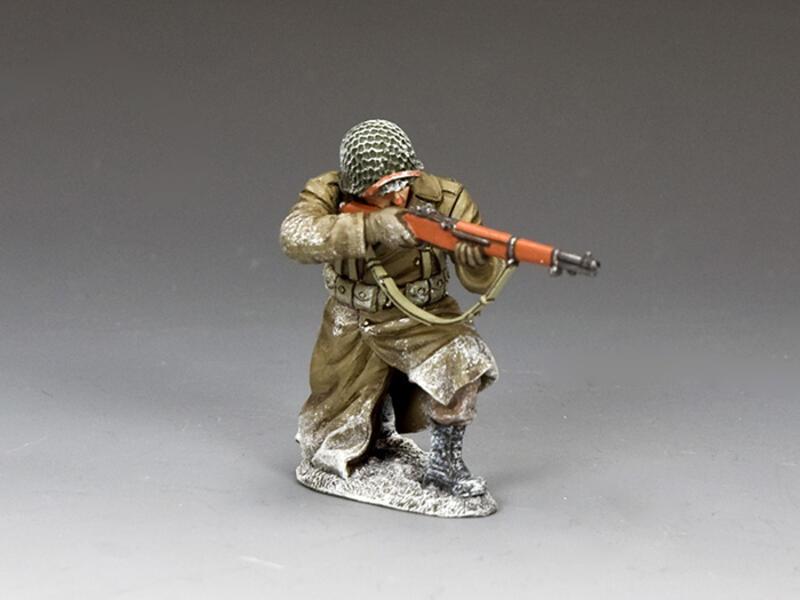 Kneeling Rifleman--single WWII American GI figure #1
