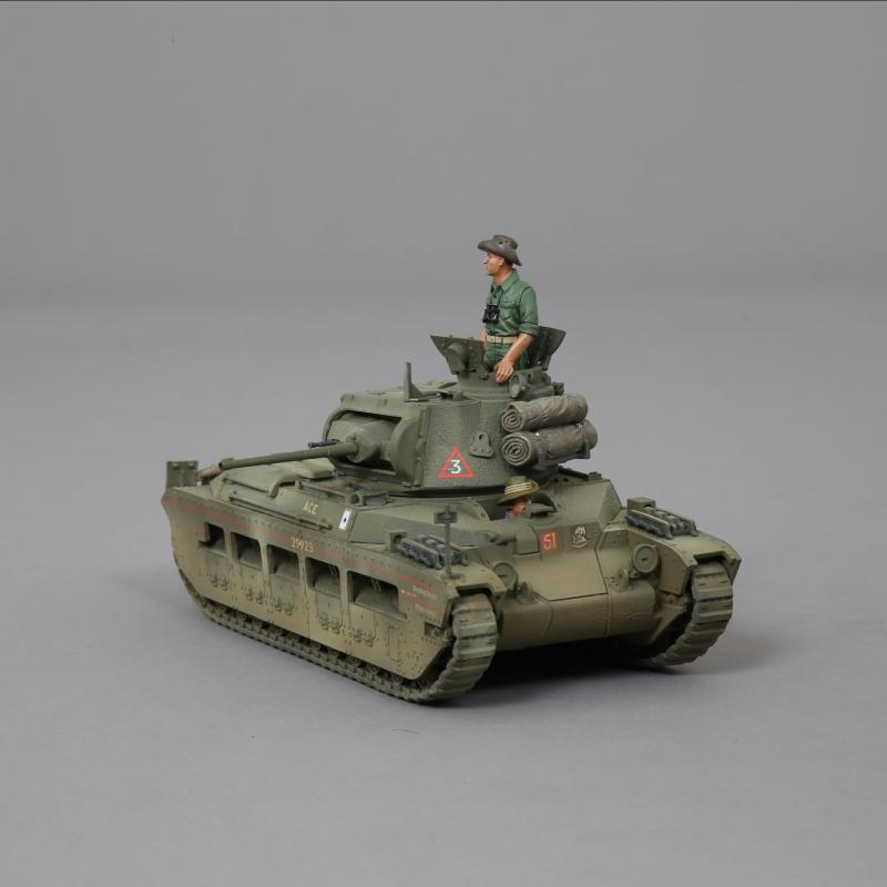 Matilda Tank "ACE"--tank and four crew figures #3