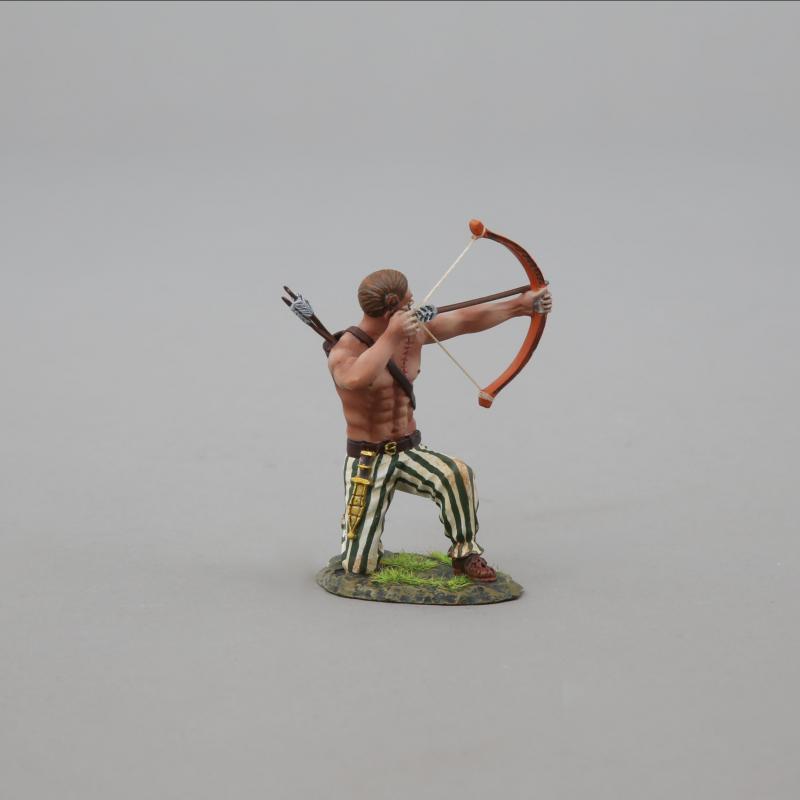 Kneeling Aiming Germanic Archer--single figure #2