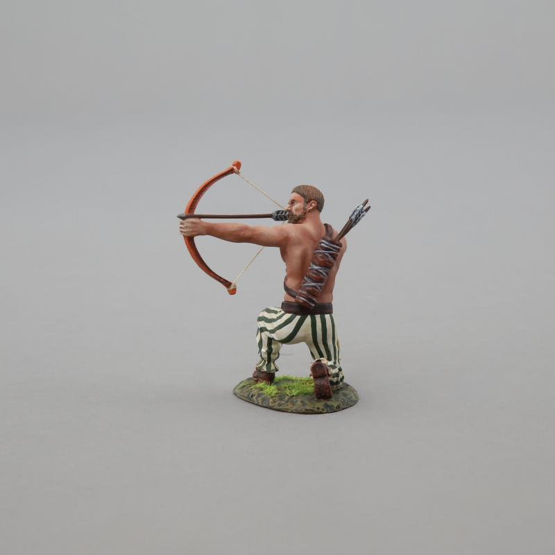 Kneeling Aiming Germanic Archer--single figure #4