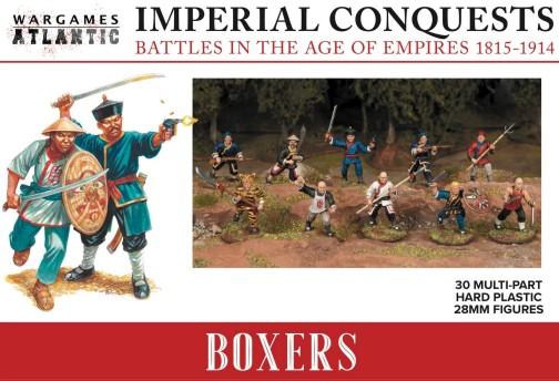 28mm Boxers, Imperial Conquests in the Age of Empires, 1815-1914--30 multi-part hard plastic figures #1