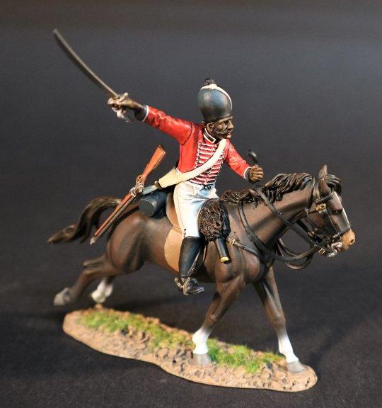 7th Madras Native Cavalry, Battle of Assaye, 1803- Sword up and back. #1