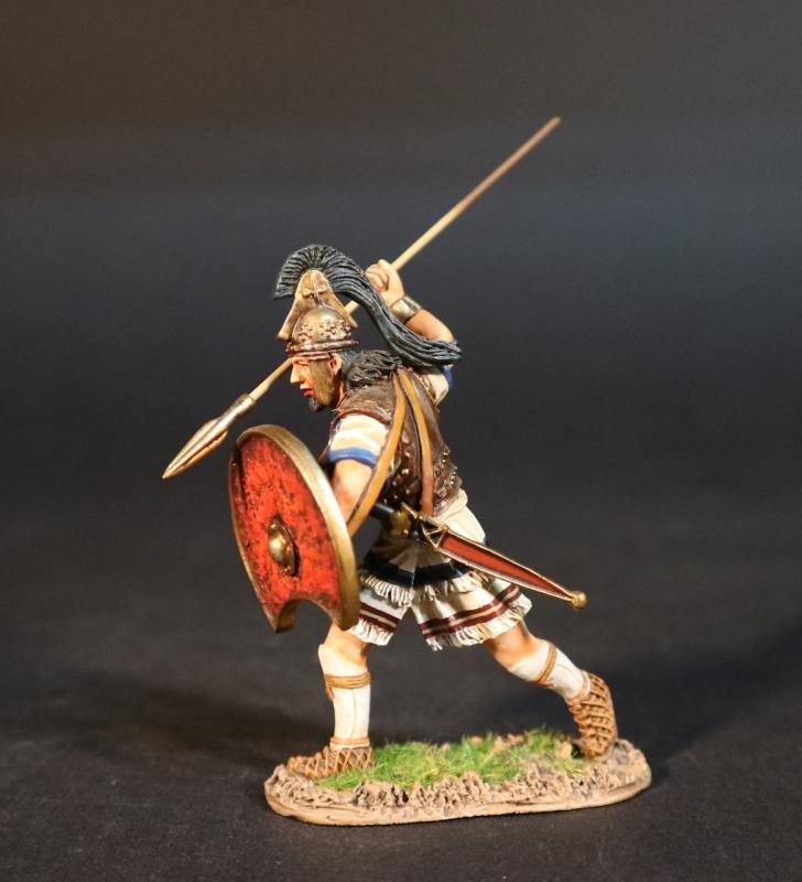Acamas, The Greeks, The Trojan War, The Trojan War--single figure with spear and shield #1