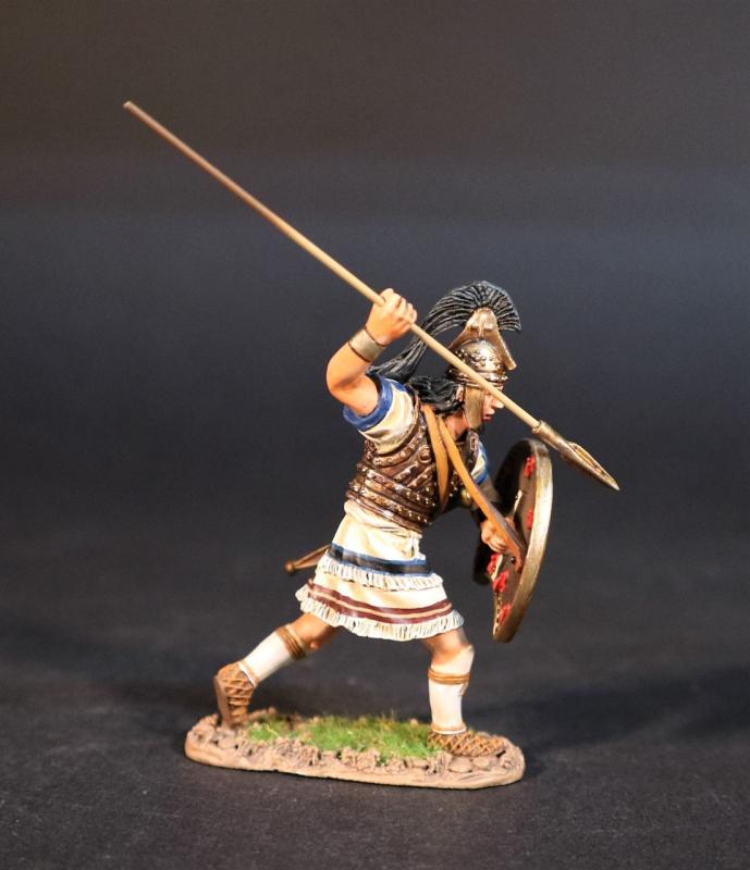 Acamas, The Greeks, The Trojan War, The Trojan War--single figure with spear and shield #2
