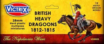 28mm British Napoleonic Heavy Dragoons, 1812-1815--makes 12 figures #1