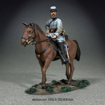 Image of Confederate General "Stonewall" Jackson Mounted on Little Sorrel, No.2--single mounted figure