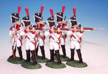 Six Dutch Grenadiers (3 standing firing, 3 loading), French Army--six figures--RETIRED--LAST ONE!! Six Dutch Grenadiers (3 standing firing, 3 loading), French Army--six figures--RETIRED--LAST ONE!! #1106