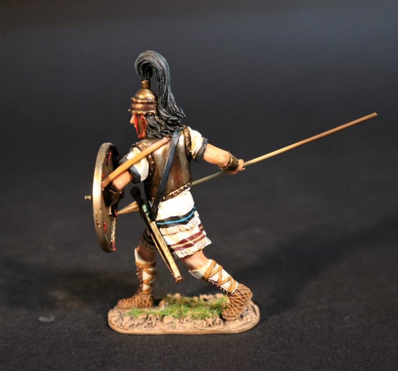 Demophon, The Greeks, The Trojan War, The Trojan War--single figure with spear and shield #2