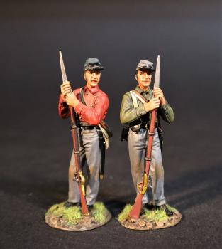 TSSD Plastic Toy Soldiers UNION CIVIL WAR CUSTER CASUALTY WOUNDED 6 Figures 1/32 