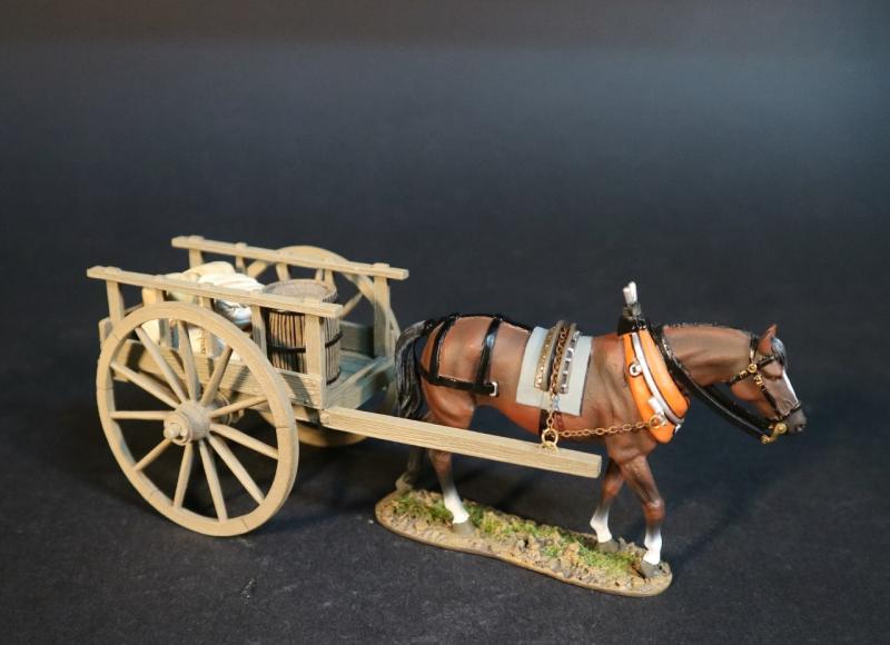 Horse for Carts or Wagons (brown colored, right leg forward), The Eighteenth Century Collection--single horse figure--RETIRED--LAST ONE!! #2